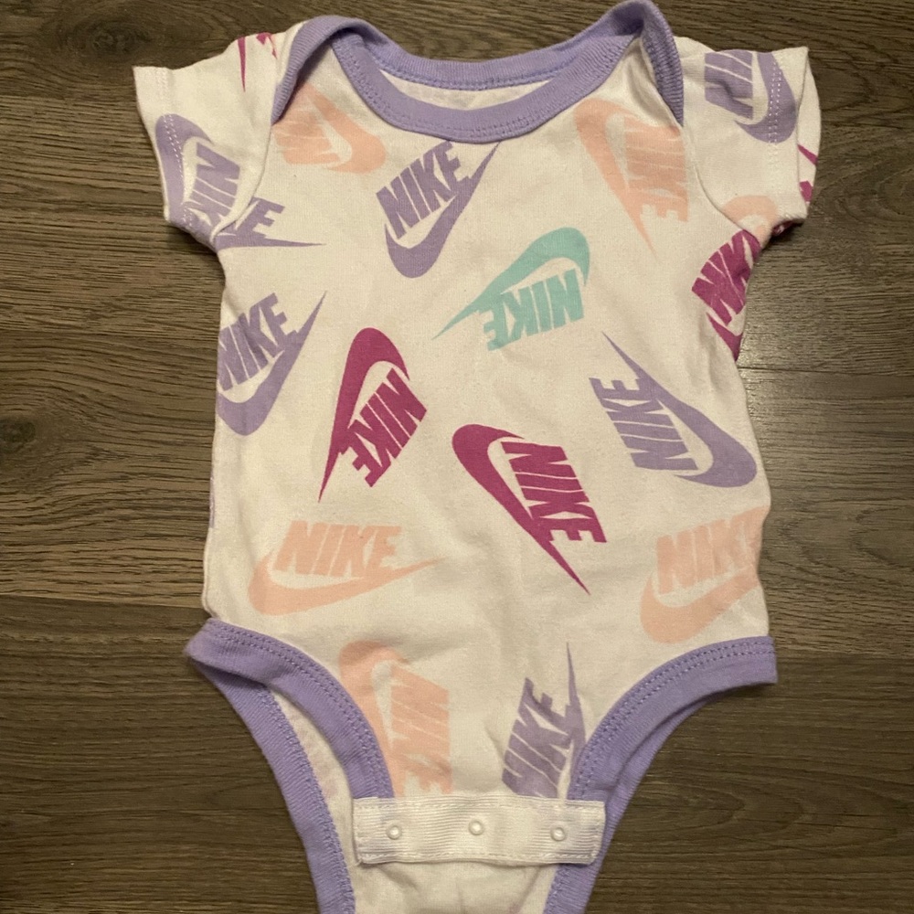0-6 month nike onesie